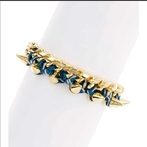 Ettika dual tone spike bracelet